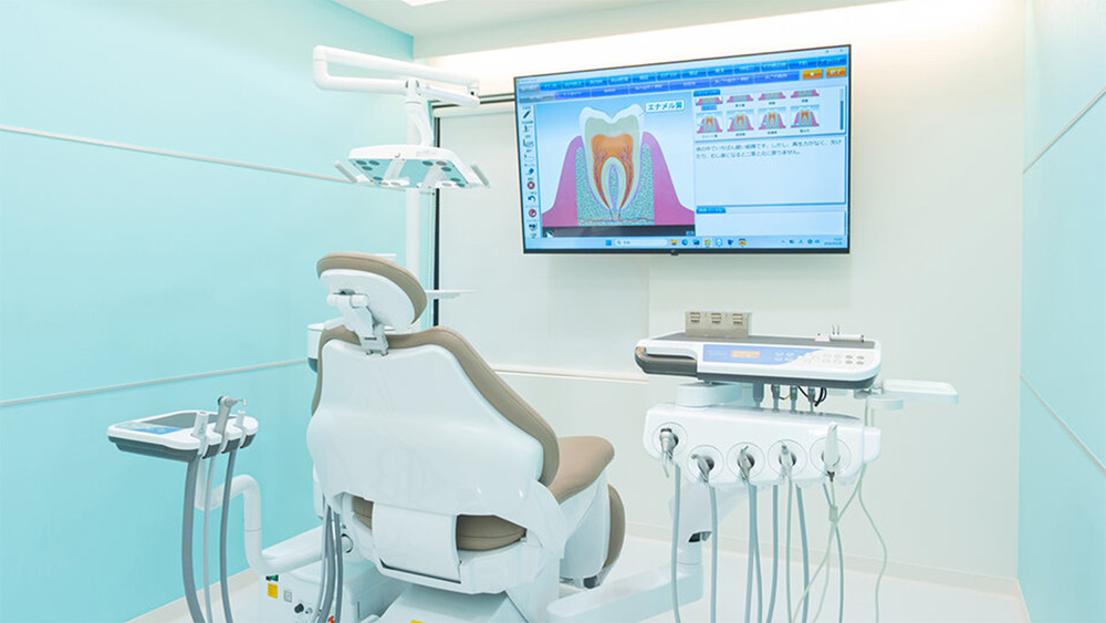 完全個室の診療室