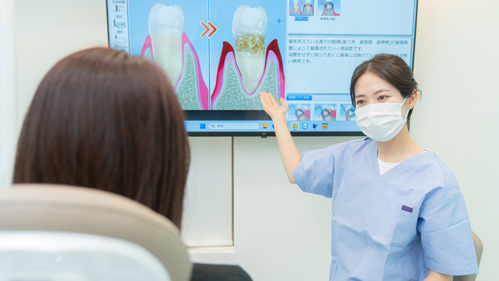 歯科衛生士によるサポート